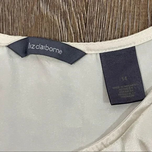 Liz Claiborne Tank Top Size 14 - Picture 3 of 6